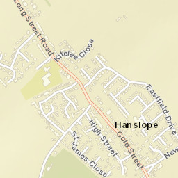Hanslope Street Map