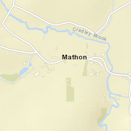 Mathon Road, Malvern, Herefordshire WR13 Street Map