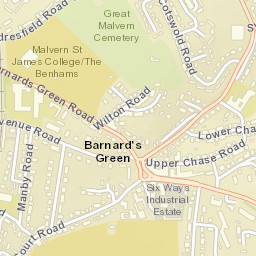 2 Court Road, Malvern, Worcestershire WR14 Street Map