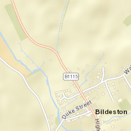 Bildeston Street Map