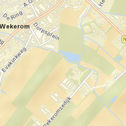 Wekerom Street Map