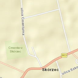 Skórzec Street Map