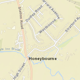 Honeybourne Street Map