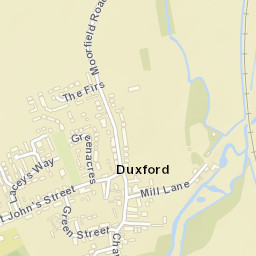 Duxford Street Map