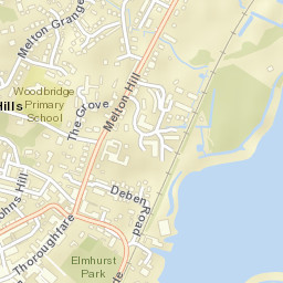 Woodbridge Street Map