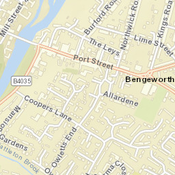 69 Bridge Street, Evesham, Worcestershire Street Map