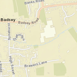 Badsey Street Map