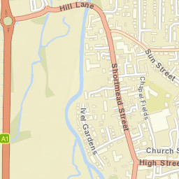 Biggleswade Street Map