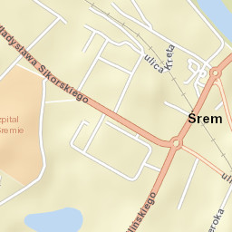 Śrem Street Map