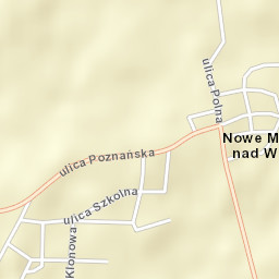 Nowe Miasto nad Wartą Street Map