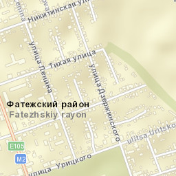 Fatezh Street Map