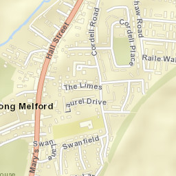 Long Melford Street Map