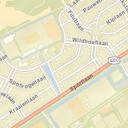 Vogelwijk Street Map