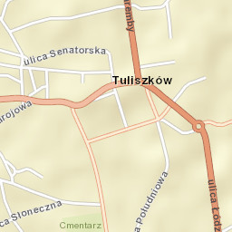 Tuliszków Street Map
