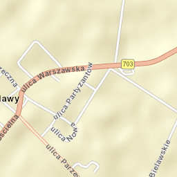 Bielawy Street Map