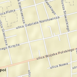 Terespol Street Map