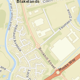 95-97 Hainault Avenue, Blakelands, Milton Keynes Street Map