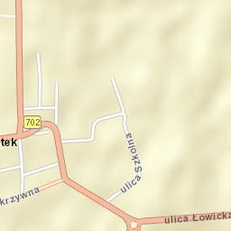 Piątek Street Map