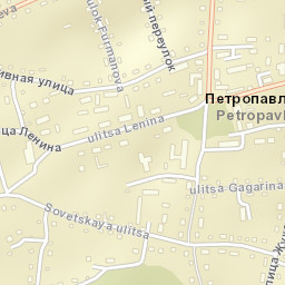 Petropavlovskoye Street Map