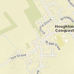 Houghton Conquest Street Map
