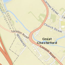 Great Chesterford Street Map
