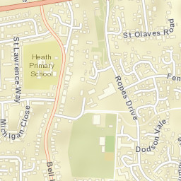 Kesgrave Street Map