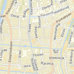 Lunetten Street Map