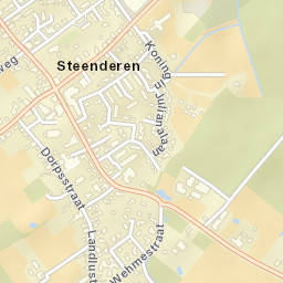 Steenderen Street Map
