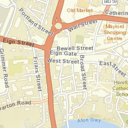 Hereford Street Map