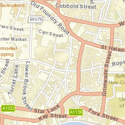 Ipswich Street Map