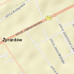 Żyrardów Street Map