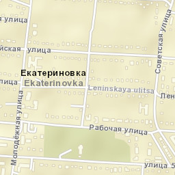 Yekaterinovka Street Map