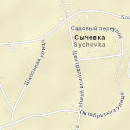 Sychëvka Street Map