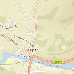 Newcastle Emlyn Street Map