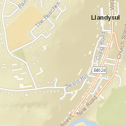 Llandysul Street Map