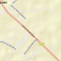 Gizałki Street Map