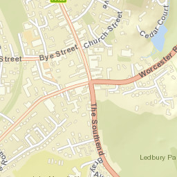 Ledbury Street Map