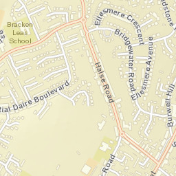 Brackley Street Map