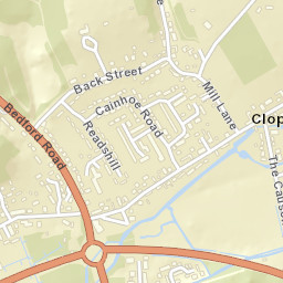 Clophill Street Map