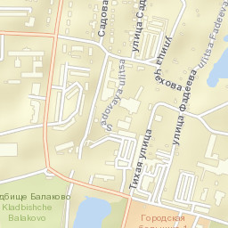Balakovo Street Map