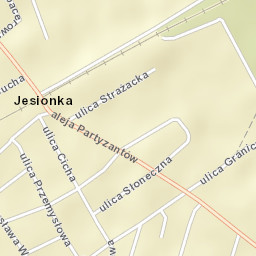 Mrozy Street Map