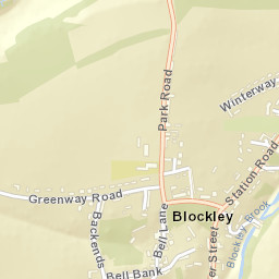 Blockley Street Map
