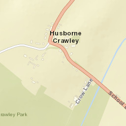 Husborne Crawley Street Map