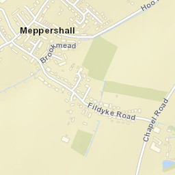 Meppershall Street Map