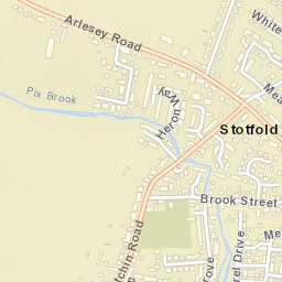 Stotfold Street Map