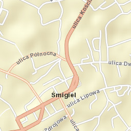 Śmigiel Street Map