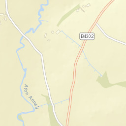 B4302, Llanwrda, Carmarthenshire SA19 8SF Street Map