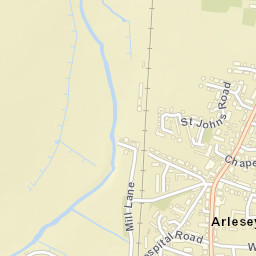 Arlesey Street Map