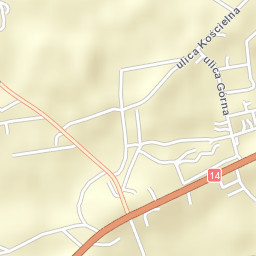 Domaniewice Street Map