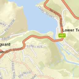 Fishguard Street Map